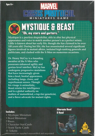 Marvel Crisis Protocol CP43 Beast & Mystique