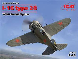 ICM 48098 I-16 type 28 WWII Soviet Fighter