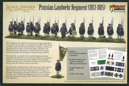 Black Powder Prussian Landwehr Regiment 1813-1815