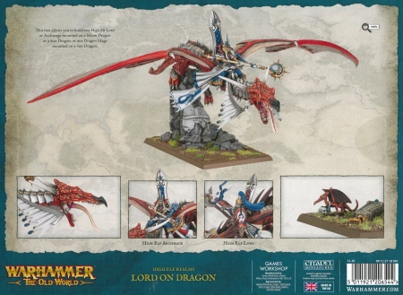 High Elf Realms Lord on Dragon / Archmage on Dragon - smok
