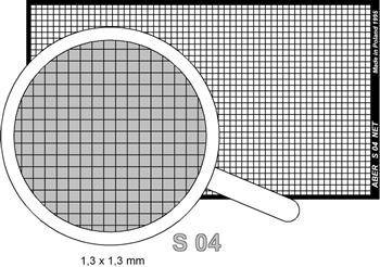ABER S04 Siatka fototrawiona 1,3 x 1,3 mm