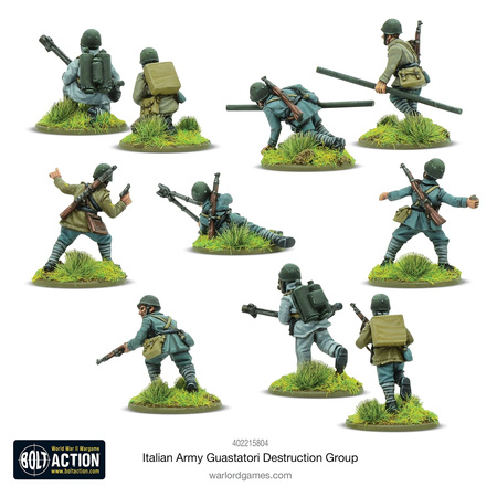 Bolt Action Italian Army Guastatori Destruction Group