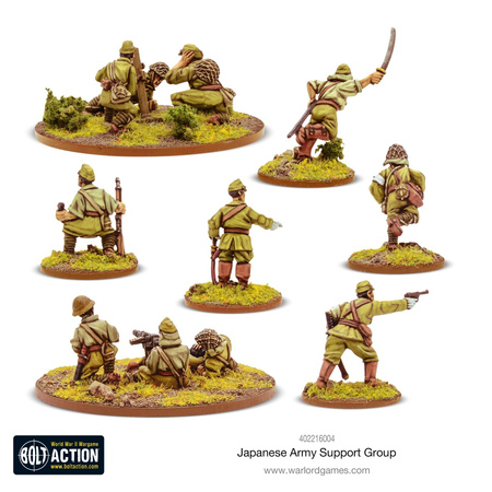 Bolt Action WWII Japanese Army support group