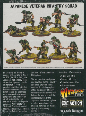 Bolt Action Japanese Veteran Infantry Squad