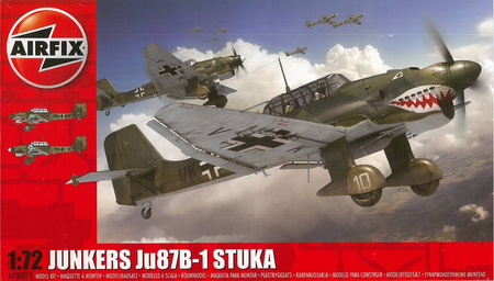 Airfix A03087A Junkers Ju87B-1 Stuka model plastikowy do sklejenia i pomalowania