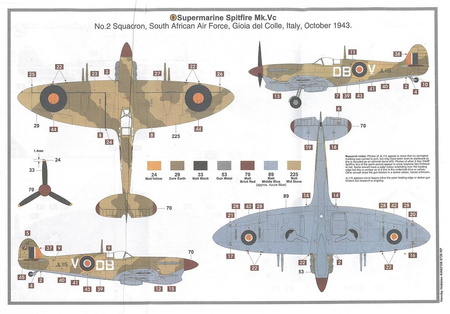 Airfix A02109 Hawker Tempest Mk.V model plastikowy do sklejenia i pomalowania