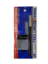 Tamiya 74040 Nożyk modelarski + 25 ostrzy