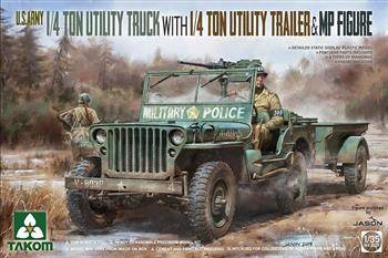 Takom 2126 US 1/4 ton utility truck