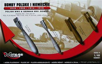 Mirage Hobby 448001 Bomby polskie i niemieckie