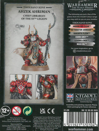 Warhammer: The Horus Heresy Thousand Sons Azhek Ahriman