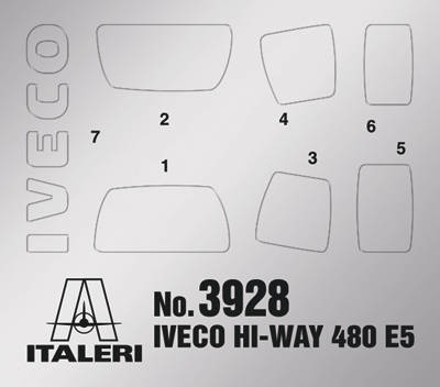 Italeri 3928 Iveco Hi-Way 480 E5 Low Roof