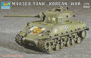 Trumpeter 07229 M4A3E8 Tank Korean War