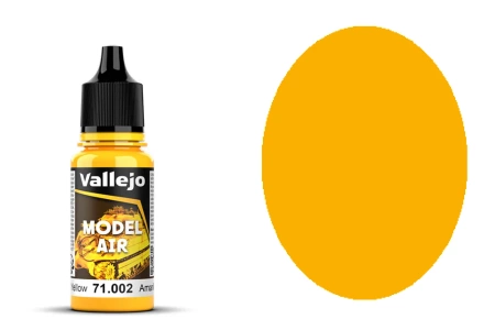 Farba Vallejo Model Air 71002 Medium Yellow