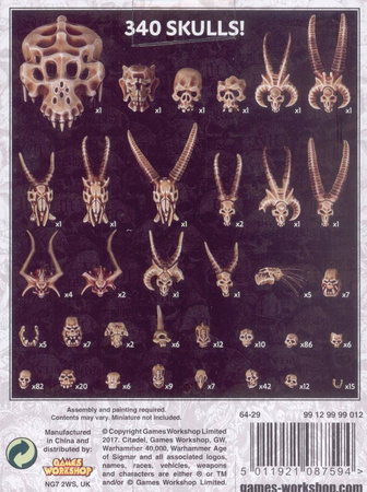 Citadel Skulls - zestaw czaszek dodatki do modeli