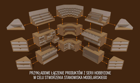 HobbyZone HZ-OM05b Moduł na farby 36mm