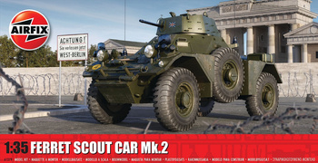 Airfix A1379 Ferret Scout Car Mk.2 model plastikowy do sklejenia i pomalowania