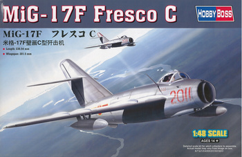 Hobby Boss 80334 MiG-17F Fresco C model plastikowy do sklejenia i pomalowania