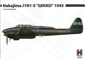 Hobby 72054 Nakajima J1N1-S "Gekko" 1945 model plastikowy do sklejenia i pomalowania