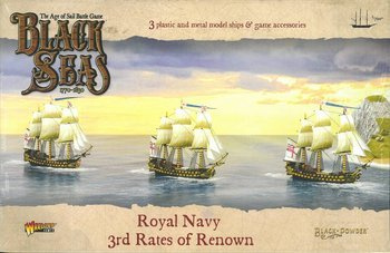 Black Seas Royal Navy 3rd Rates of Renown - okręty 1:700