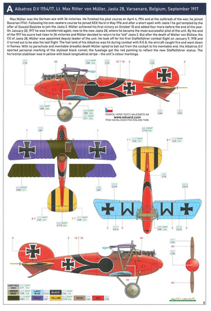 Eduard 7406 Albatros D.V Weekend edition