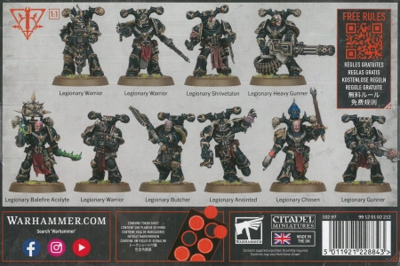 Kill Team Legionaries Chaos Space Marine Veterans