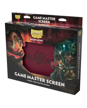 Dragon Shield Game Master Screen Blood Red - uniwersalny ekran Mistrza Gry
