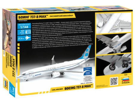 Zvezda 7026 Boeing 737-8 MAX