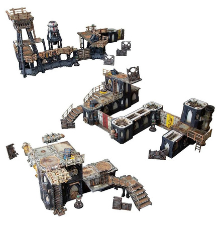Necromunda Zone Mortalis Underhive Sector sceneria