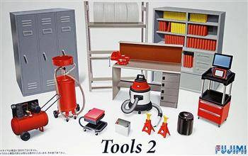 Fujmi113715 1/24 Garage Tools Set 2