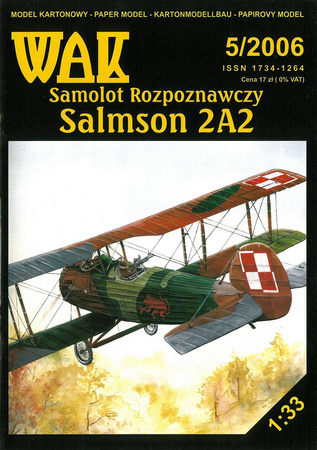 Model kartonowy WAK 5/06 Salmson 2A2 