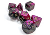 Kości zestaw RPG Chessex 26440 Gemini Black-Purple/gold Polyhedral