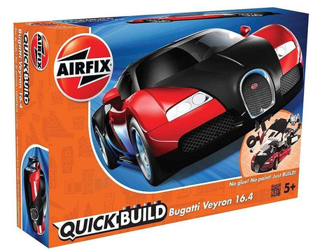 Airfix Quickbuild Bugatti Veyron 16,4 Black/Red