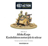 Bolt Action German Afrika Korps Kradschutzen Motorcycle and Sidecar