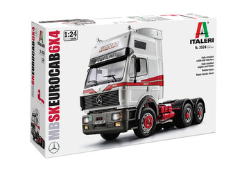 Italeri 3924 Mercedes Benz SK Eurocab 6x4 model plastikowy do sklejenia i pomalowania