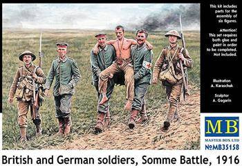 Master Box 35158 British and German soldiers 1916