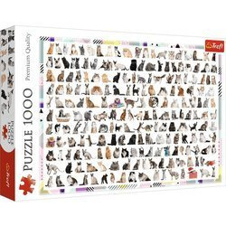 Puzzle 1000 el. 208 Kotów (Trefl)