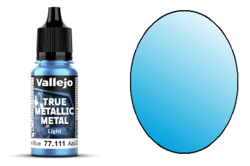 Vallejo 77111 True Metallic Metal 111 Light Sapphire Blue
