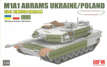 Rye Field Model 5106 M1A1 Abrams Ukraine/Poland 2in1 Limited Edition model plastikowy do sklejenia i pomalowania