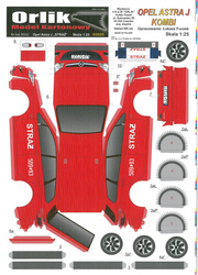 Orlik A010 Jelcz 080 samochód pożarniczy w wersji dowodzenia model kartonowy do sklejenia