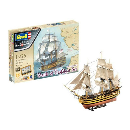 Revell 05767 Okręt HMS Victory Battle of Trafalgar Set