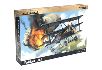 Eduard 7039 Fokker Dr.I ProfiPACK model plastikowy do sklejenia i pomalowania