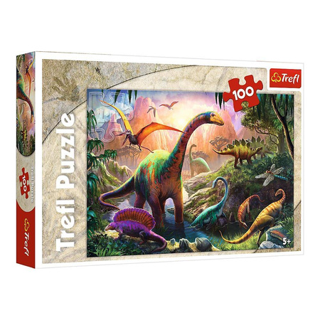 Puzzle 100 Świat Dinozaurów