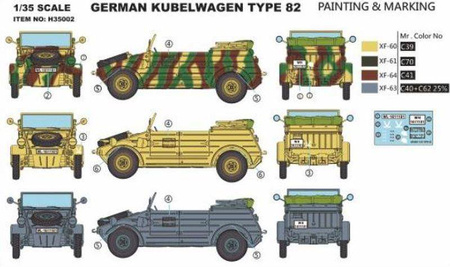 HERO H35002 German PKW Typ k 1 Kubelwagen Type 82