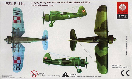 Plastyk S-046 PZL P-11c - Wrzesień 1939