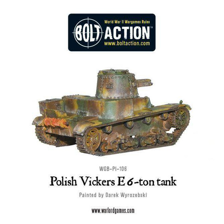 Bolt Action Polish Vickers E 6-ton tank