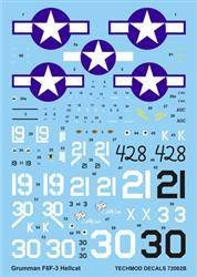 Techmod 72002 Hellcat F6F-3