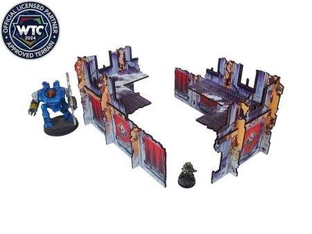 Micro Art H00265 Warhammer 40.000 WTC Imperial Walls Low Fenris (2 pcs) (28 mm)