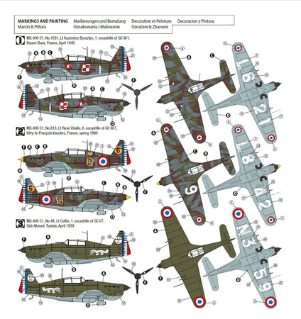 Hobby 72031 Morane-Saulnier MS.406 1939-40