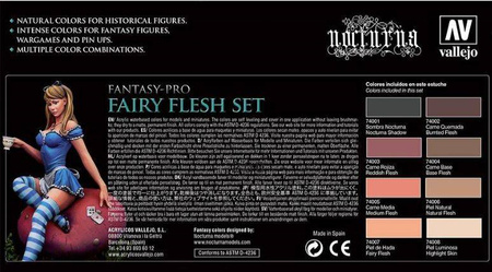 Farby Vallejo 74101 - Fantsy-Pro - Fairy Flesh Set