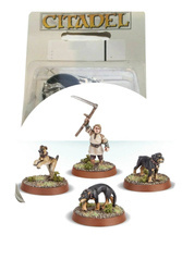 LOTR Farmer Maggot and Hounds